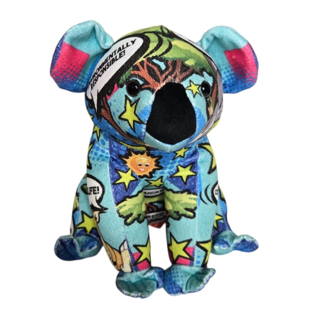 Wild Republic Message From Planet Koala Plush 10" Climate Change Conservation